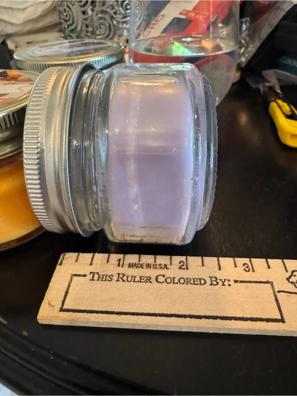 Scented Jar Candle - Set of 3 (Yellow, White, Lavender)